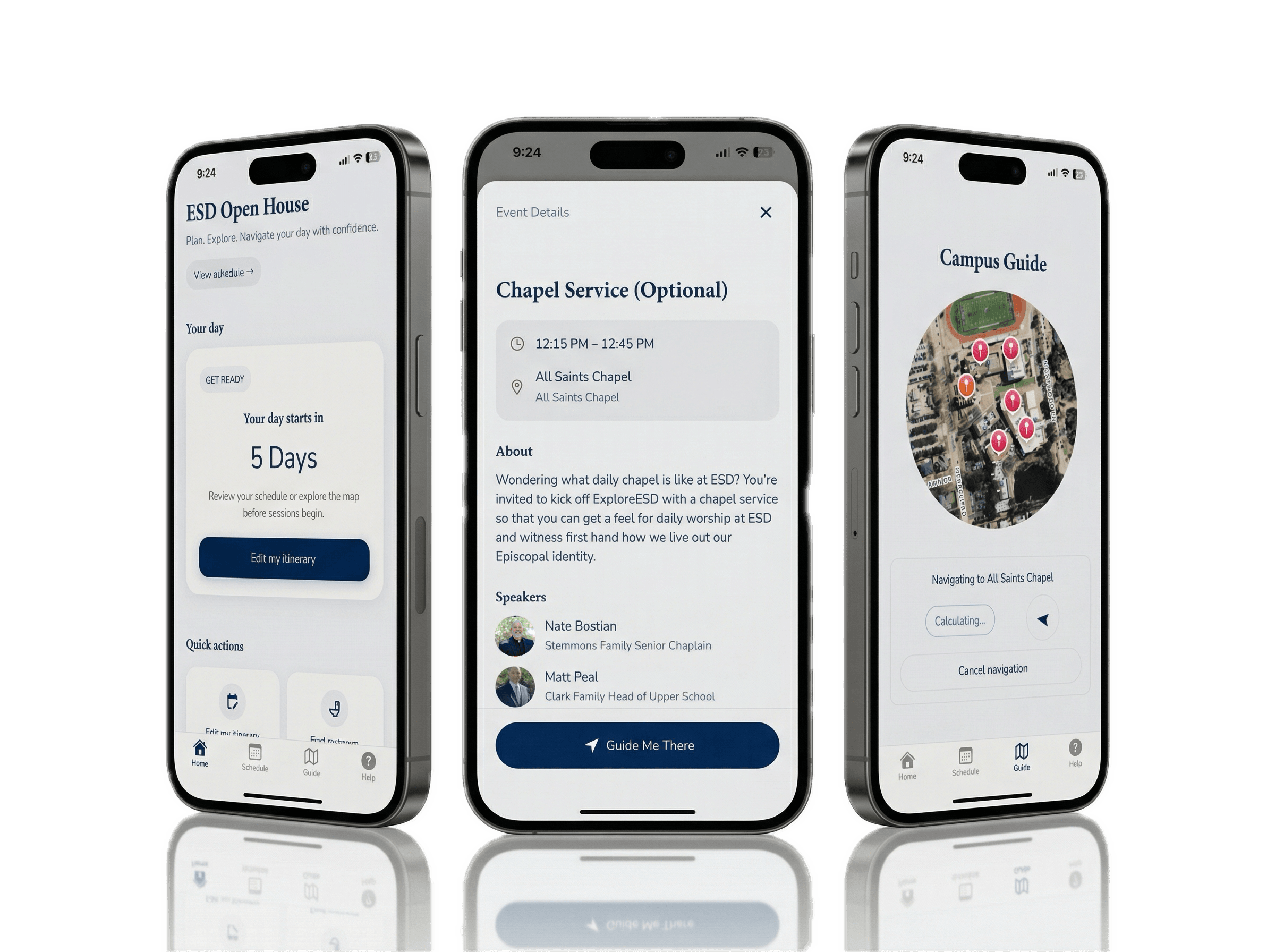 App Mockup on Phones